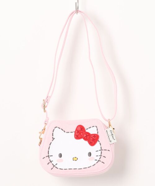 Cath Kidston（キャスキッドソン）の「Cath Kidston × Hello Kitty フェイスキャンバスキッズポシェット（ショルダーバッグ・キッズ・ピンク・FREE）」の12枚目の写真