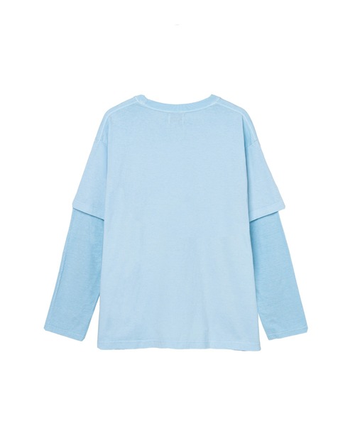 COTTON DYED LAYERED T-SHIRT（Tシャツ/カットソー）｜OAO