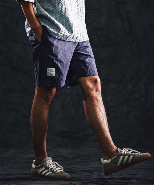 ショートパンツ mp14493-shrink nylon shorts ナイロンショートパンツ(WR26S-20