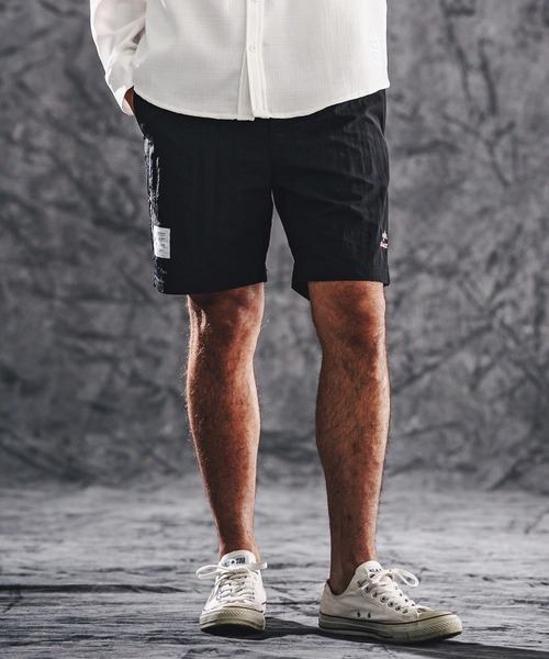 ショートパンツ mp14493-shrink nylon shorts ナイロンショートパンツ(WR26S-20