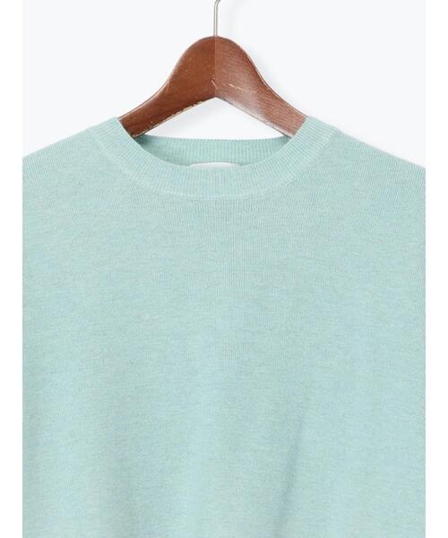 Te chichi TERRASSE(テチチテラス)の「もちもちミラノリブクロップドクルーネックニット(ニット/セーター・レディース・ミント/ベージュ/ピンク/グレー/ブラック・F)」の15枚目の写真