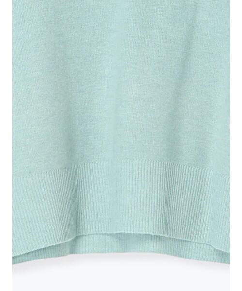 Te chichi TERRASSE(テチチテラス)の「もちもちミラノリブクロップドクルーネックニット(ニット/セーター・レディース・ミント/ベージュ/ピンク/グレー/ブラック・F)」の17枚目の写真