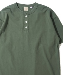 Goodwear（グッドウェア）の「【Goodwear グッドウェア】USAコットン 無地 リラックスフィット ヘンリーネック Tシャツ（Tシャツ/カットソー）」