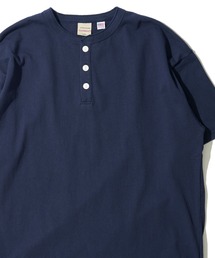 Goodwear（グッドウェア）の「【Goodwear グッドウェア】USAコットン 無地 リラックスフィット ヘンリーネック Tシャツ（Tシャツ/カットソー）」
