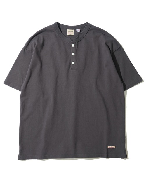 Goodwear(グッドウェア)の「【Goodwear/グッドウェア】USAコットン 無地 リラックスフィット ヘンリーネック Tシャツ(Tシャツ/カットソー・メンズ・ブラック/ブラウン/ホワイト/ライトカーキ/チャコールグレー/ネイビー・LARGE/MEDIUM/X-LARGE)」の11枚目の写真