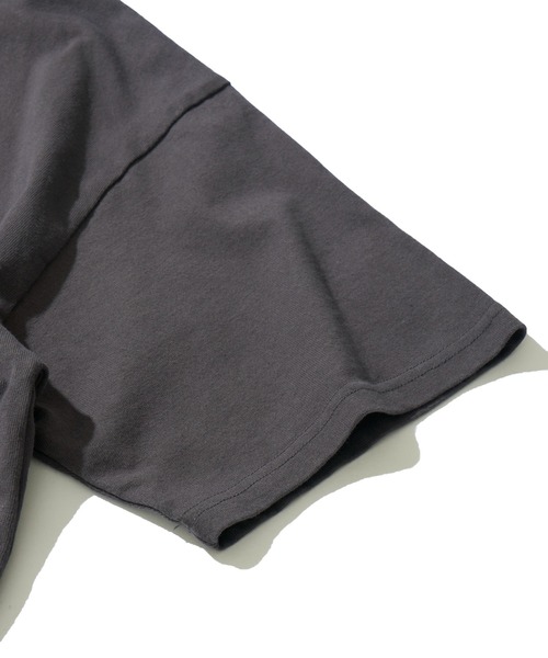 Goodwear(グッドウェア)の「【Goodwear/グッドウェア】USAコットン 無地 リラックスフィット ヘンリーネック Tシャツ(Tシャツ/カットソー・メンズ・ブラック/ブラウン/ホワイト/ライトカーキ/チャコールグレー/ネイビー・LARGE/MEDIUM/X-LARGE)」の20枚目の写真