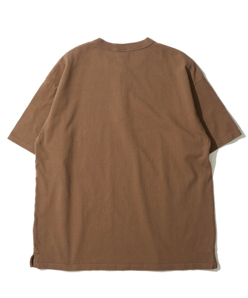 Goodwear(グッドウェア)の「【Goodwear/グッドウェア】USAコットン 無地 リラックスフィット ヘンリーネック Tシャツ(Tシャツ/カットソー・メンズ・ブラック/ブラウン/ホワイト/ライトカーキ/チャコールグレー/ネイビー・LARGE/MEDIUM/X-LARGE)」の14枚目の写真