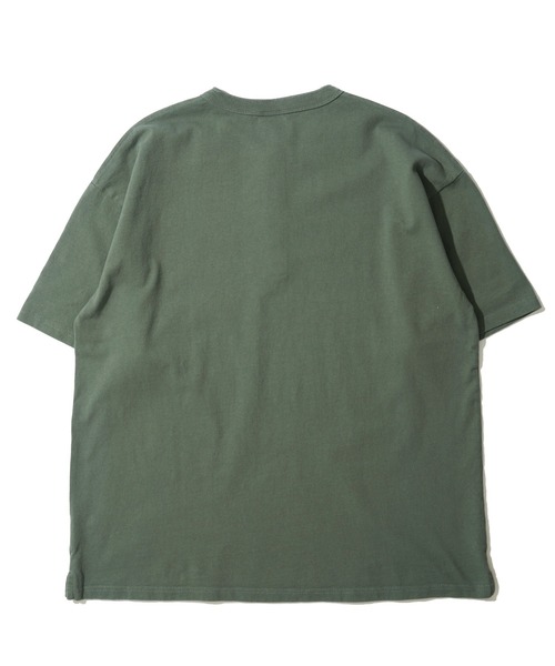 Goodwear(グッドウェア)の「【Goodwear/グッドウェア】USAコットン 無地 リラックスフィット ヘンリーネック Tシャツ(Tシャツ/カットソー・メンズ・ブラック/ブラウン/ホワイト/ライトカーキ/チャコールグレー/ネイビー・LARGE/MEDIUM/X-LARGE)」の16枚目の写真