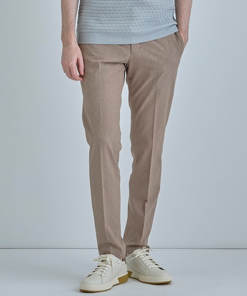 MEN'S BIGI（メンズビギ）の「【ACTIVE TAILOR】Dot Air ヘリンボーン×千鳥格子/デニム柄 セットアップパンツ＜通気性/吸水速乾/ストレッチ＞（スラックス・メンズ・ブラック系その他/ブルー/ブラウン/ネイビー・04/ 03/02/01）」の5枚目の写真