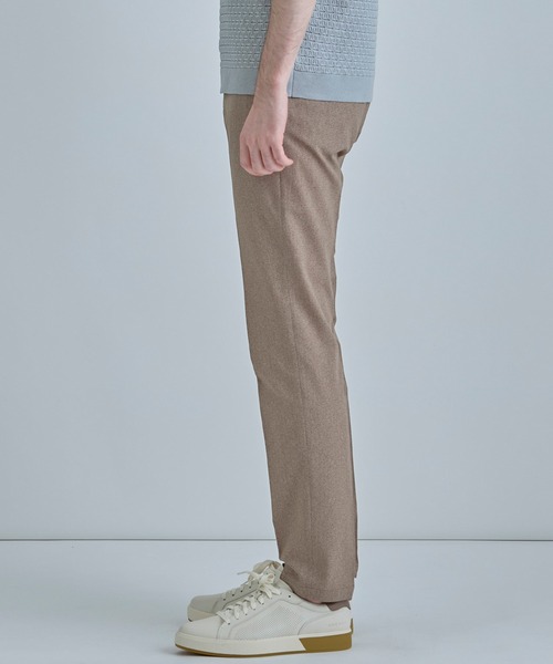 MEN'S BIGI（メンズビギ）の「【ACTIVE TAILOR】Dot Air ヘリンボーン×千鳥格子/デニム柄 セットアップパンツ＜通気性/吸水速乾/ストレッチ＞（スラックス・メンズ・ブラック系その他/ブルー/ブラウン/ネイビー・04/ 03/02/01）」の6枚目の写真