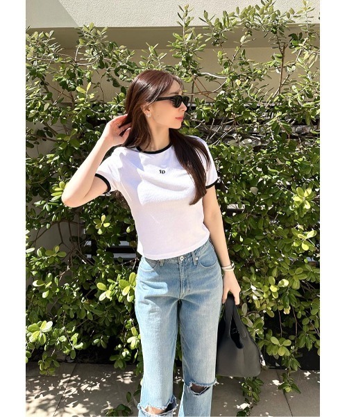LUDICRUM(ルーディクルム)の「LD Crash straight denim(デニムパンツ・レディース・オフホワイト/ライトブルー・XS/S/M)」の12枚目の写真