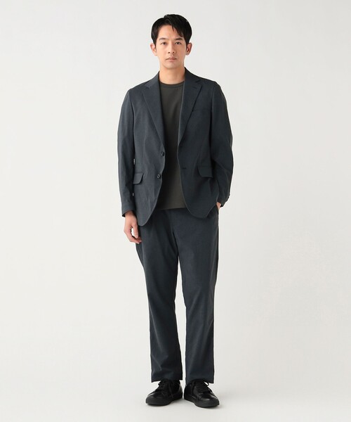 BEAMS HEART(ビームスハート)の「【5/21値下げ】ナイロン ストレッチ ジャケット26SS(セットアップ対応)(テーラードジャケット・メンズ・ブラック/チャコールグレー・LARGE/SMALL/MEDIUM/X-LARGE)」の22枚目の写真