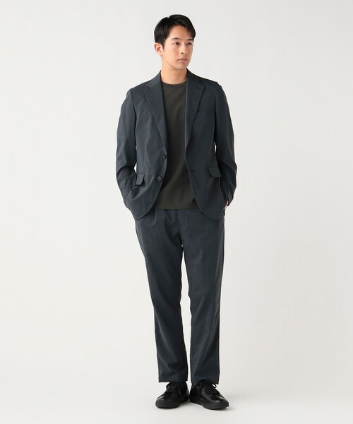 BEAMS HEART(ビームスハート)の「【5/21値下げ】ナイロン ストレッチ ジャケット26SS(セットアップ対応)(テーラードジャケット・メンズ・ブラック/チャコールグレー・LARGE/SMALL/MEDIUM/X-LARGE)」の21枚目の写真
