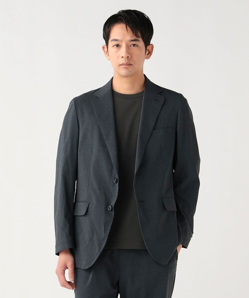 BEAMS HEART(ビームスハート)の「【5/21値下げ】ナイロン ストレッチ ジャケット26SS(セットアップ対応)(テーラードジャケット・メンズ・ブラック/チャコールグレー・LARGE/SMALL/MEDIUM/X-LARGE)」の20枚目の写真