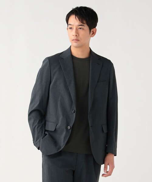 BEAMS HEART(ビームスハート)の「【5/21値下げ】ナイロン ストレッチ ジャケット26SS(セットアップ対応)(テーラードジャケット・メンズ・ブラック/チャコールグレー・LARGE/SMALL/MEDIUM/X-LARGE)」の19枚目の写真