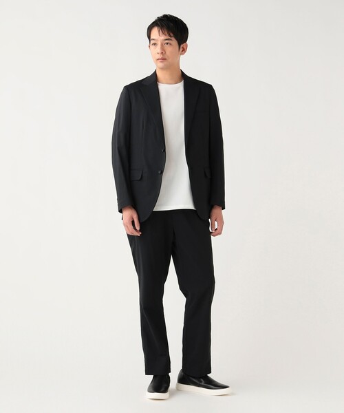 BEAMS HEART(ビームスハート)の「【5/21値下げ】ナイロン ストレッチ ジャケット26SS(セットアップ対応)(テーラードジャケット・メンズ・ブラック/チャコールグレー・LARGE/SMALL/MEDIUM/X-LARGE)」の18枚目の写真