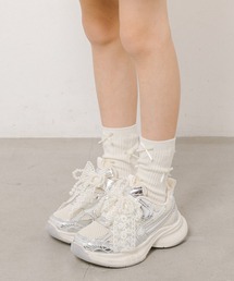 URBAN CHERRY | 【リボンチャーム付き】メタルダッドスニーカー(スニーカー)