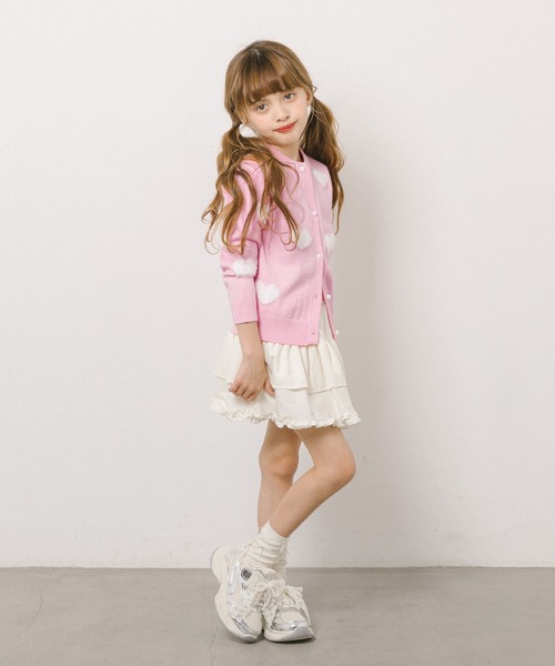 URBAN CHERRY(アーバンチェリー)の「【リボンチャーム付き】メタルダッドスニーカー(スニーカー・キッズ・ピンク/ホワイト・22.5cm/18.5cm/20.5cm/21.5cm/22.0cm/19.5cm/18.0cm/19.0cm/20.0cm/21.0cm)」の9枚目の写真