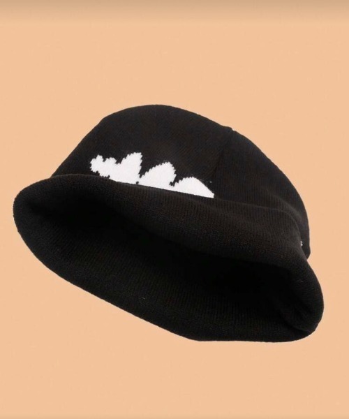 VIBGYOR（ヴィブジョー）の「【IZU】 ディストーテッドスマイルジャガードニットビーニー（ニットキャップ/ビーニー・メンズ・ブラック・FREE）」の9枚目の写真