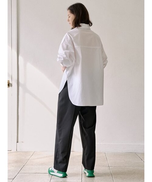AVANT-G(アバン)の「Boy-fit Unbalanced Washing Shirt - WHITE(シャツ/ブラウス・レディース・その他・FREE)」の6枚目の写真