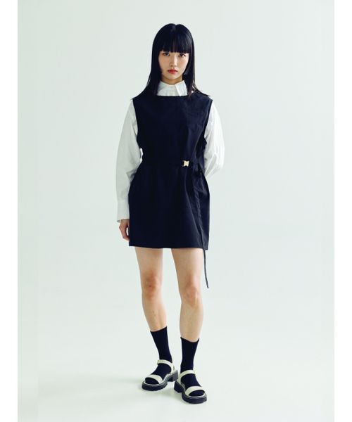BOMNAL BOUTIQUE(ボムナルブティック)の「ベルト付きショートミニドレス(ワンピース・レディース・その他・FREE)」の2枚目の写真
