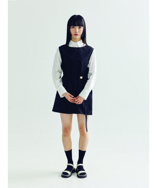 BOMNAL BOUTIQUE(ボムナルブティック)の「ベルト付きショートミニドレス(ワンピース・レディース・その他・FREE)」の3枚目の写真