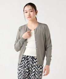ベーシック クルー カーディガン