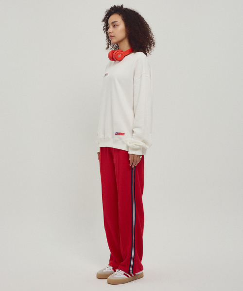 MENASOO(ミナス)の「Waffle Wide Pants_3 Color(スウェットパンツ・レディース・ブラック/ネイビー/レッド・F)」の6枚目の写真