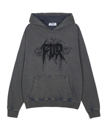 Thunder Stock All Embo Hoodie Slate Gray