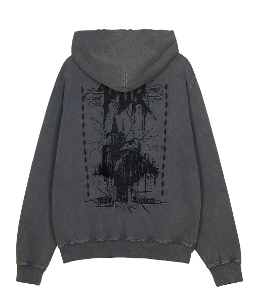 FDR(エフディーアール)の「Thunder Stock All Embo Hoodie Slate Gray(パーカー・メンズ・その他・M/L/S)」の2枚目の写真