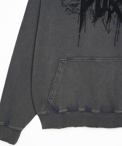 FDR(エフディーアール)の「Thunder Stock All Embo Hoodie Slate Gray(パーカー・メンズ・その他・M/L/S)」の4枚目の写真