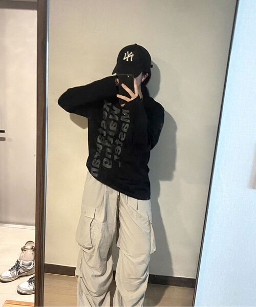 THECOLDESTMOMENT（ザコールデストモーメント）の「TCM restaurant long sleeve (black)（Tシャツ/カットソー・レディース・その他・M/L）」の4枚目の写真