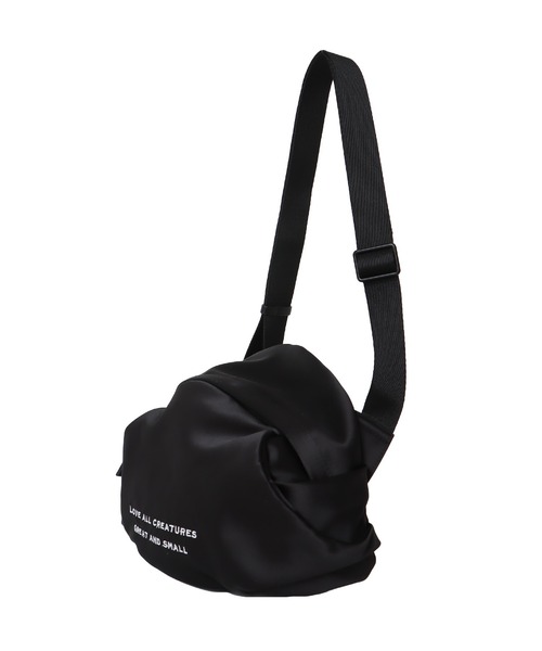 TSURU by Mariko Oikawa（ツルバイマリコオイカワ）の「TSURU by Mariko Oikawa / Creature(ロゴショルダーバッグ WB-1264440)（ショルダーバッグ・レディース・ホワイト/ブラック・FREE）」の6枚目の写真