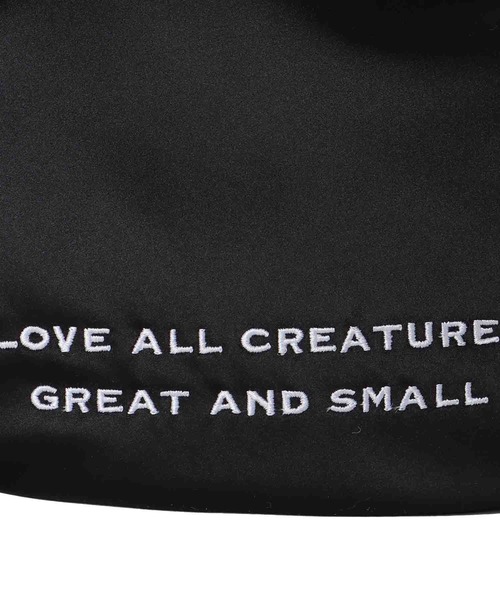 TSURU by Mariko Oikawa（ツルバイマリコオイカワ）の「TSURU by Mariko Oikawa / Creature(ロゴショルダーバッグ WB-1264440)（ショルダーバッグ・レディース・ホワイト/ブラック・FREE）」の13枚目の写真