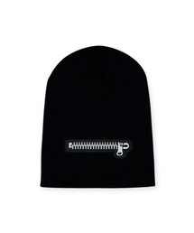 BORN SLIPPY（ボーンスリッピー）の「Stop Thinking Short Beanie (Black)（ニットキャップ/ビーニー）」