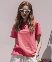 VANONE ATELIER（バノンアトリエ）の「A3403 Signature silket T-shirt_Hot pink（Tシャツ/カットソー）」