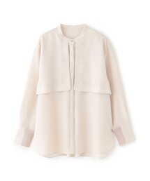 CAST:（キャストコロン）の「【着用しわ軽減/吸水速乾】ガンパッチブラウス（シャツ/ブラウス）」