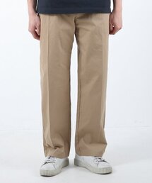 PEPPERSEASONING（ペッパーシーズニング）の「[夏素材] ワイドチノバンディングコットンパンツ ベージュ（その他パンツ）」