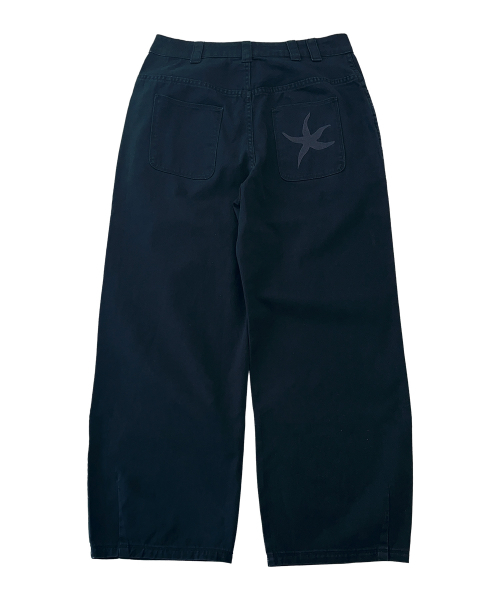 THECOLDESTMOMENT(ザコールデストモーメント)の「TCM washed starfish chino pants (dark navy)(その他パンツ・レディース・その他・S/M/L)」の2枚目の写真