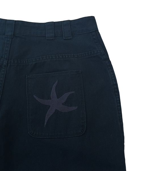 THECOLDESTMOMENT(ザコールデストモーメント)の「TCM washed starfish chino pants (dark navy)(その他パンツ・レディース・その他・S/M/L)」の4枚目の写真