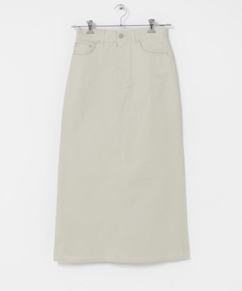ITEMS URBANRESEARCH（アイテムズ アーバンリサーチ）の「ストレッチチノスカート（スカート・レディース・ライトベージュ/ネイビー/キャメル・MEDIUM/SMALL）」の15枚目の写真