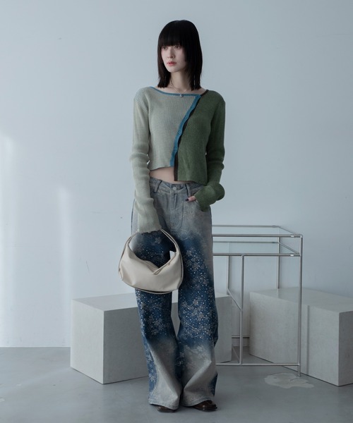 VACANCY（ヴァカンシー）の「デイリーソフトワンハンドルバッグ/ショルダーバッグ（ショルダーバッグ・レディース・アイボリー/ブラック/ライトブルー・FREE）」の15枚目の写真