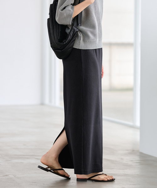 FRAMeWORK（フレームワーク）の「≪手洗い可≫コットンリブスカート（スカート・レディース・ブラック/グレー/ブルー・36/38）」の15枚目の写真