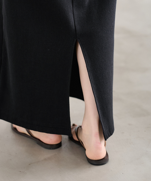 FRAMeWORK（フレームワーク）の「≪手洗い可≫コットンリブスカート（スカート・レディース・ブラック/グレー/ブルー・36/38）」の17枚目の写真