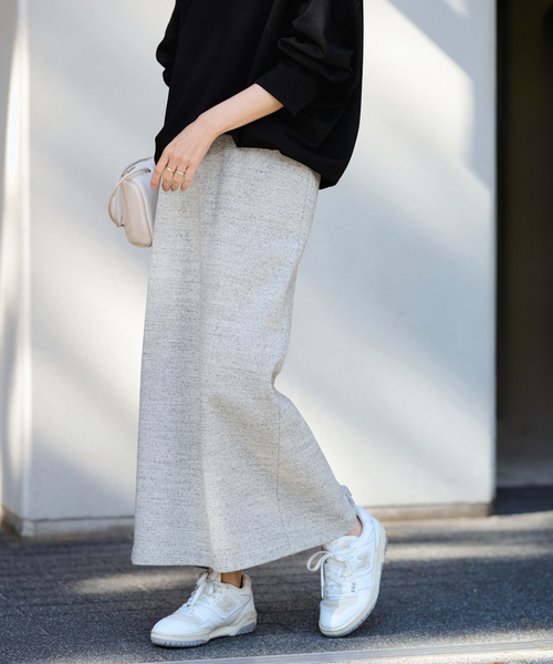 FRAMeWORK(フレームワーク)の「≪手洗い可 / ≫コットンリブスカート(スカート・レディース・ブラック/グレー/ブルー・36/38)」の10枚目の写真