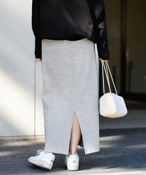 FRAMeWORK(フレームワーク)の「≪手洗い可 / ≫コットンリブスカート(スカート・レディース・ブラック/グレー/ブルー・36/38)」の11枚目の写真