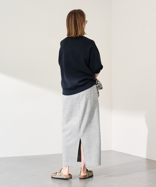 FRAMeWORK(フレームワーク)の「≪手洗い可 / ≫コットンリブスカート(スカート・レディース・ブラック/グレー/ブルー・36/38)」の14枚目の写真