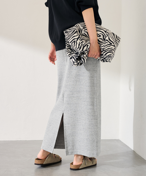 FRAMeWORK(フレームワーク)の「≪手洗い可 / ≫コットンリブスカート(スカート・レディース・ブラック/グレー/ブルー・36/38)」の17枚目の写真