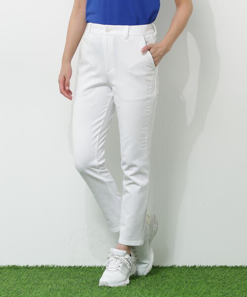 PING(ピン)の「【PING APPAREL】全方向ストレッチ 接結裏メッシュスウェットテーパードパンツ <GOLD> (LADIES)(その他パンツ・レディース・ブラック/グレー/ホワイト・LL/XS/L/S/M)」の1枚目の写真