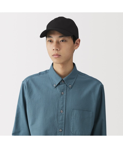 無印良品(ムジルシリョウヒン)の「UVカットコットンツイルキャップ(キャップ・レディース・ブラック/ブラウン系/ベージュ/ネイビー・55-59cm)」の9枚目の写真